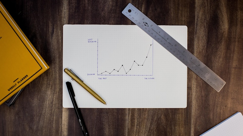 Report di dati e metriche su carta